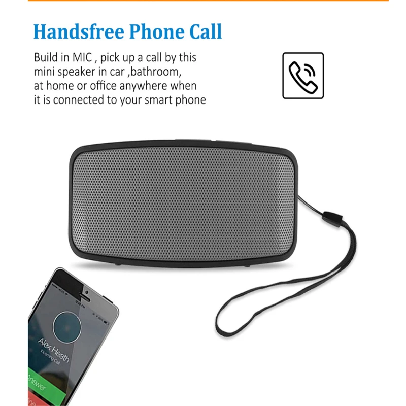 N10 Портативный Беспроводной Bluetooth Динамик с микрофоном Стерео Саундбар Поддержка