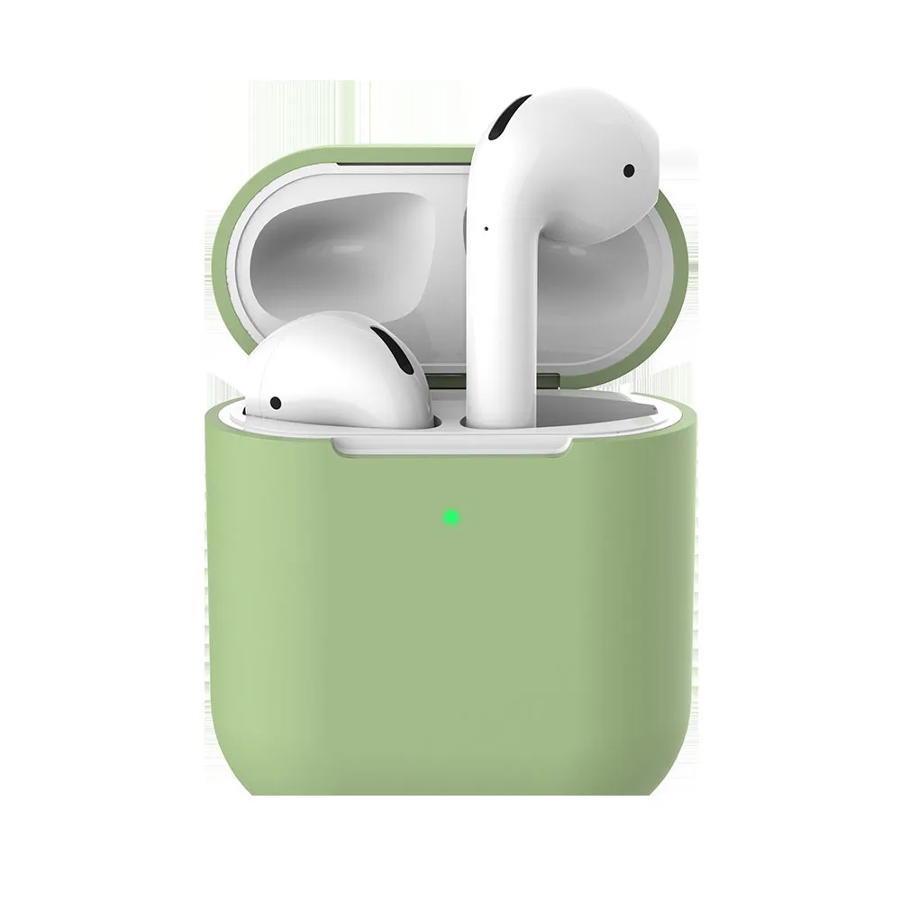 Для airpods iPad Air 2 силиконовый чехол Беспроводной Bluetooth наушники для i16 i17 i18 i19 i20 i30 i40 i50 i60 наушники-вкладыши tws с i30 i60 - Цвет: qianluTC2dai