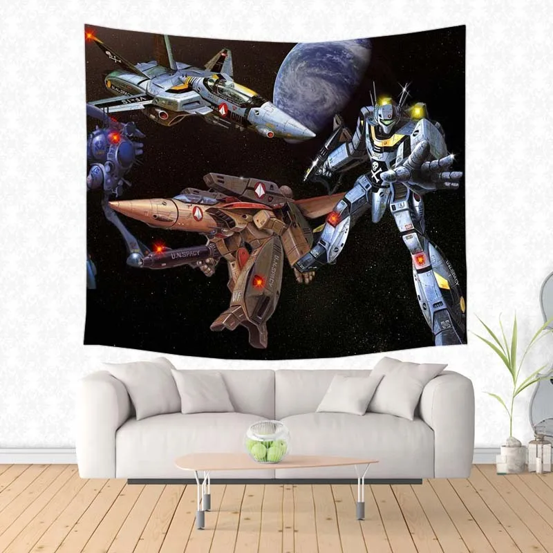 Robotech Висячие гобелены персонализированные гобелены Декор на стену одеяло Настенный Коврик для йоги домашний декор