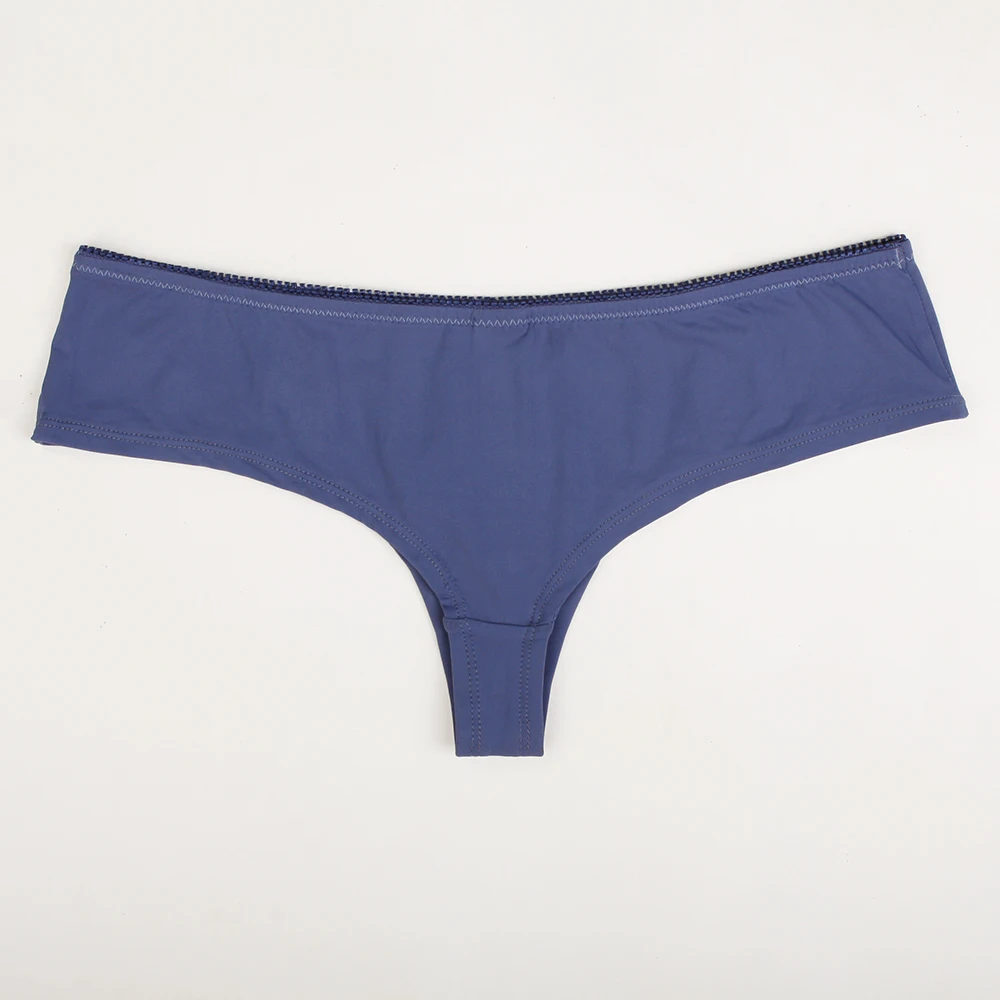 Женские удобные стринги с вышивкой украшенные цветами мягкое нижнее белье в