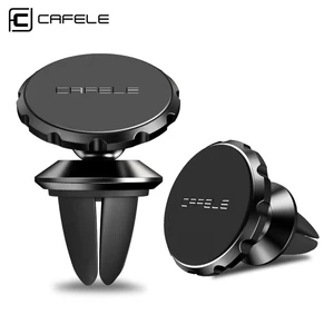 cafele car phone holder 360 rotation gps universal holder mobile phone magnet mount air vent car stand for iphone 11 7 8 xs free global shipping