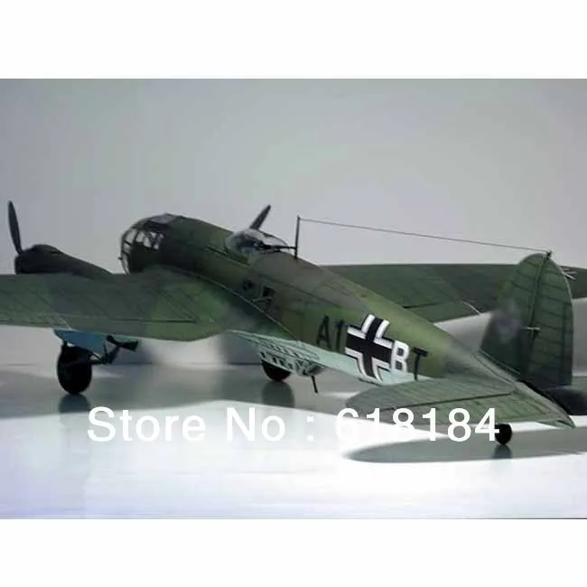 Лучшие sellings бумажная модель самолета diy игрушки 68 см размах крыльев 1:33 немецкие