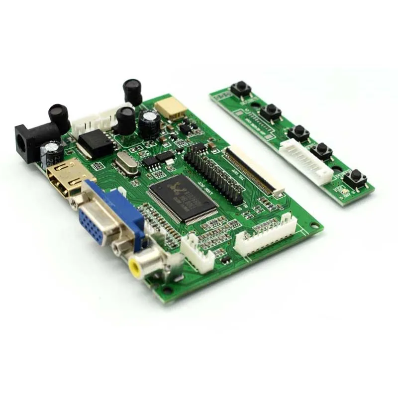 HDMI VGA 2AV LVDS ACC ttl жк-дисплей Контроллер 50pin плата комплект для 7 8 9 дюймов ЖК-монитор Raspberry Banana Pi pcduC4-008
