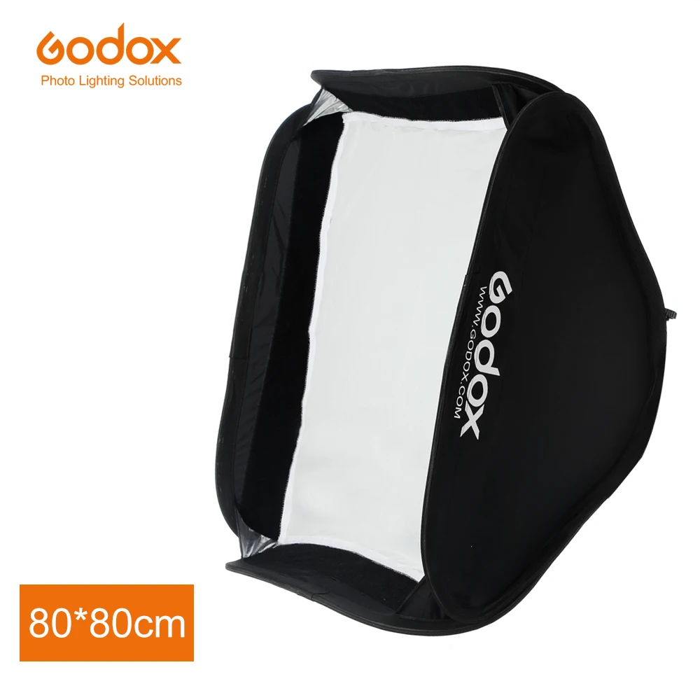 Godox 80*80 см складной софтбокс подходит для вспышки камеры типа S (только см)|soft