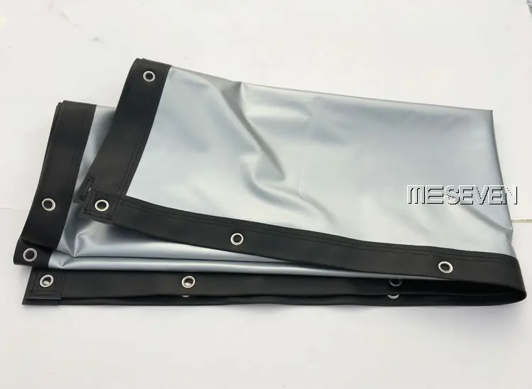 120 дюймовый профиль 16:9 серый серебристый Профессиональный проектор занавеска