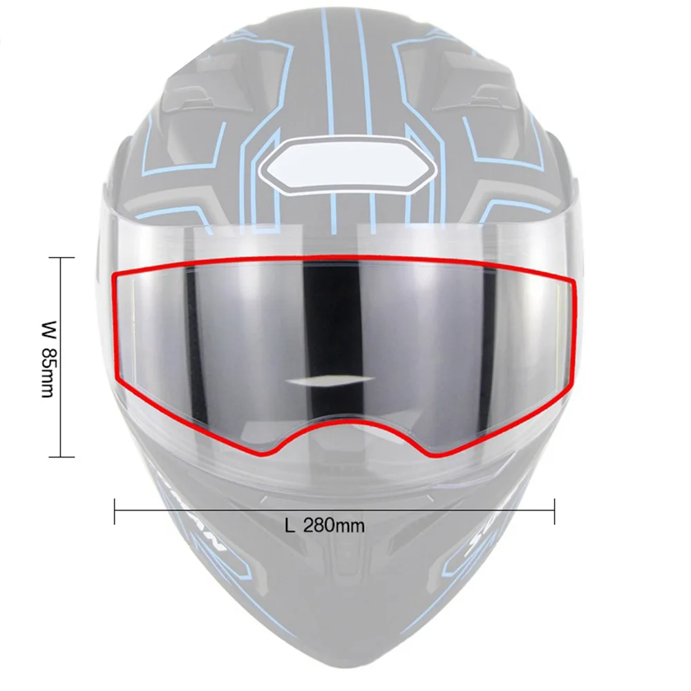 Универсальная противотуманная пленка для объектива мотоциклетного шлема