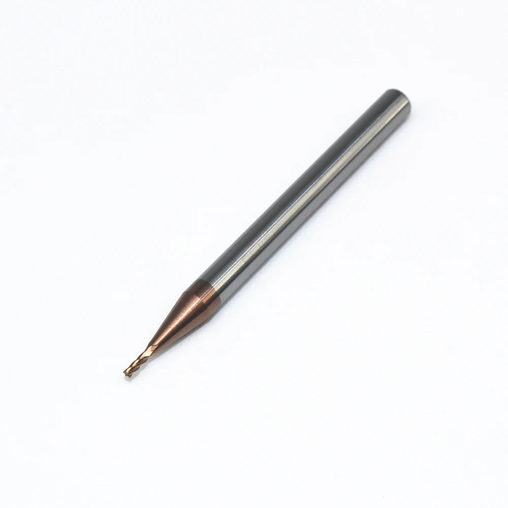 1PC D1X50L 4 Flute HRC60 diameter 1mm tungsten Carbide milling machine Standard Length Square Flatted CNC Milling Cutter | Инструменты