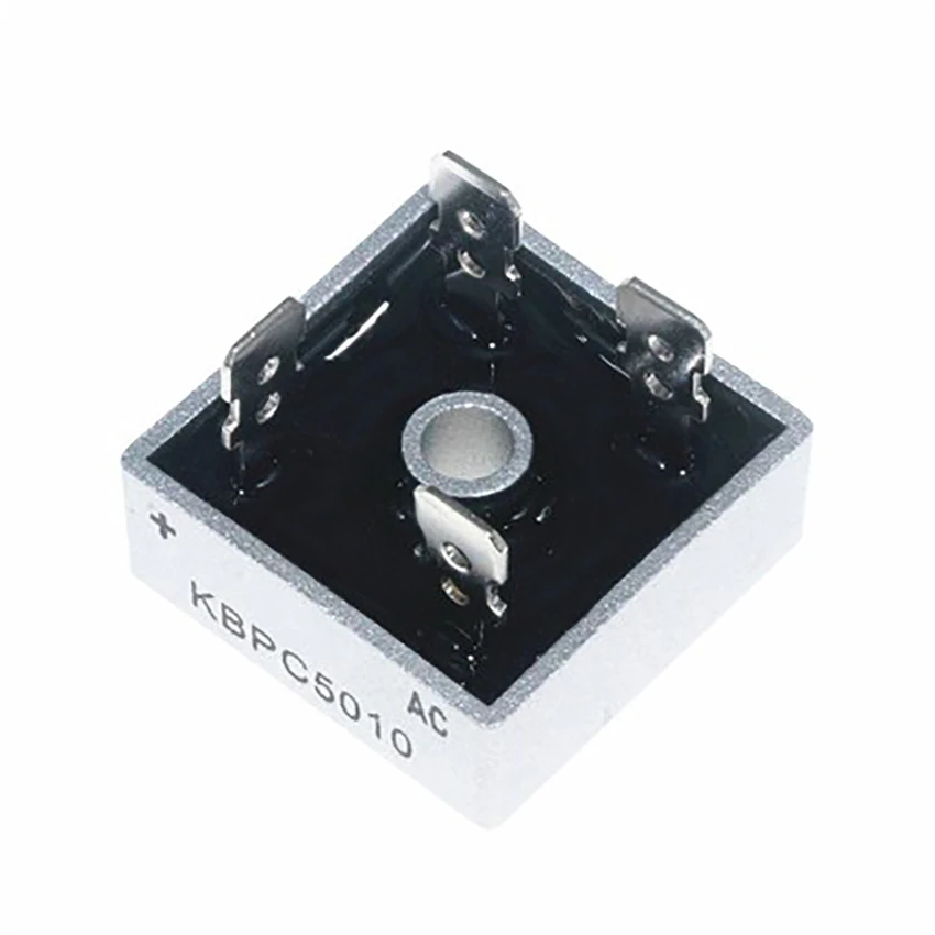

1PC KBPC5010 Bridge Rectifier Diode 50A 1000V KBPC Single Phase Full Wave Electronic Metal Case Diodes Bridge Rectifier