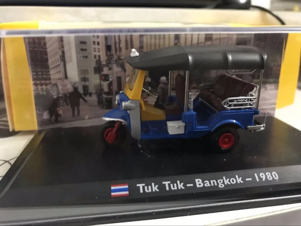 L eo 1:43 тук TUK Bangkok 1980 Бутик брелок для автомобильных ключей игрушки детей модель в
