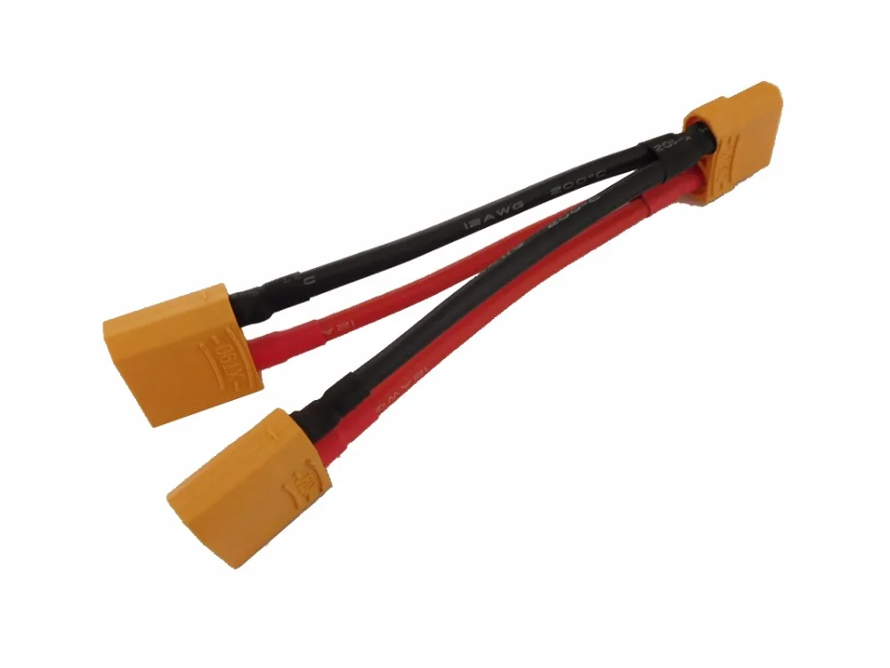 XT90 Параллельный разъем 12AWG батарея Y сплиттер кабель для FPV Lipo батареи