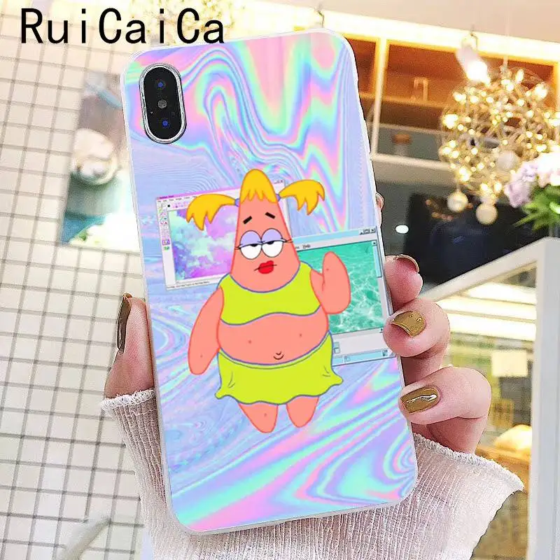 Ruicaica милый детский ТПУ чехол для телефона, чехол для iPhone 5 5Sx 6 7 7plus 8 8Plus X XS MAX XR Fundas Capa - Цвет: A13