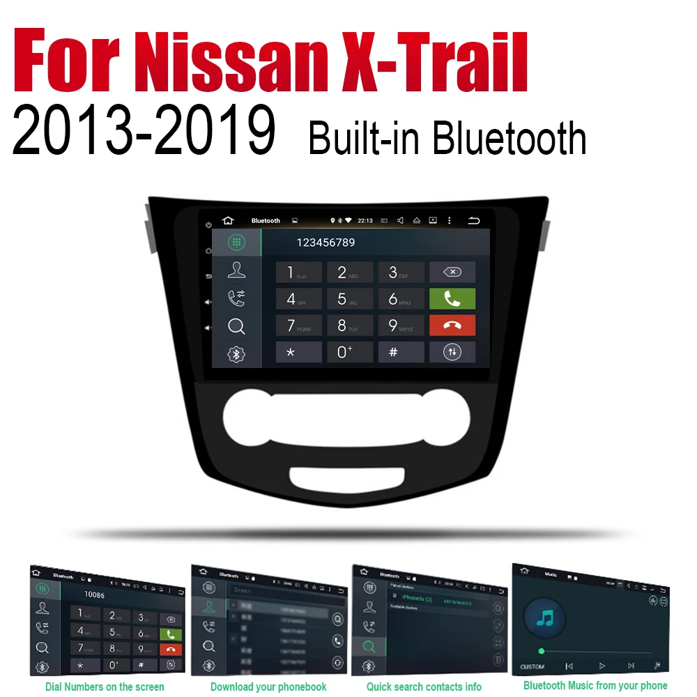 Автомобильный проигрыватель gps навигация для Nissan X-Trail 2013 автомобильный Android мультимедийная система экран радио