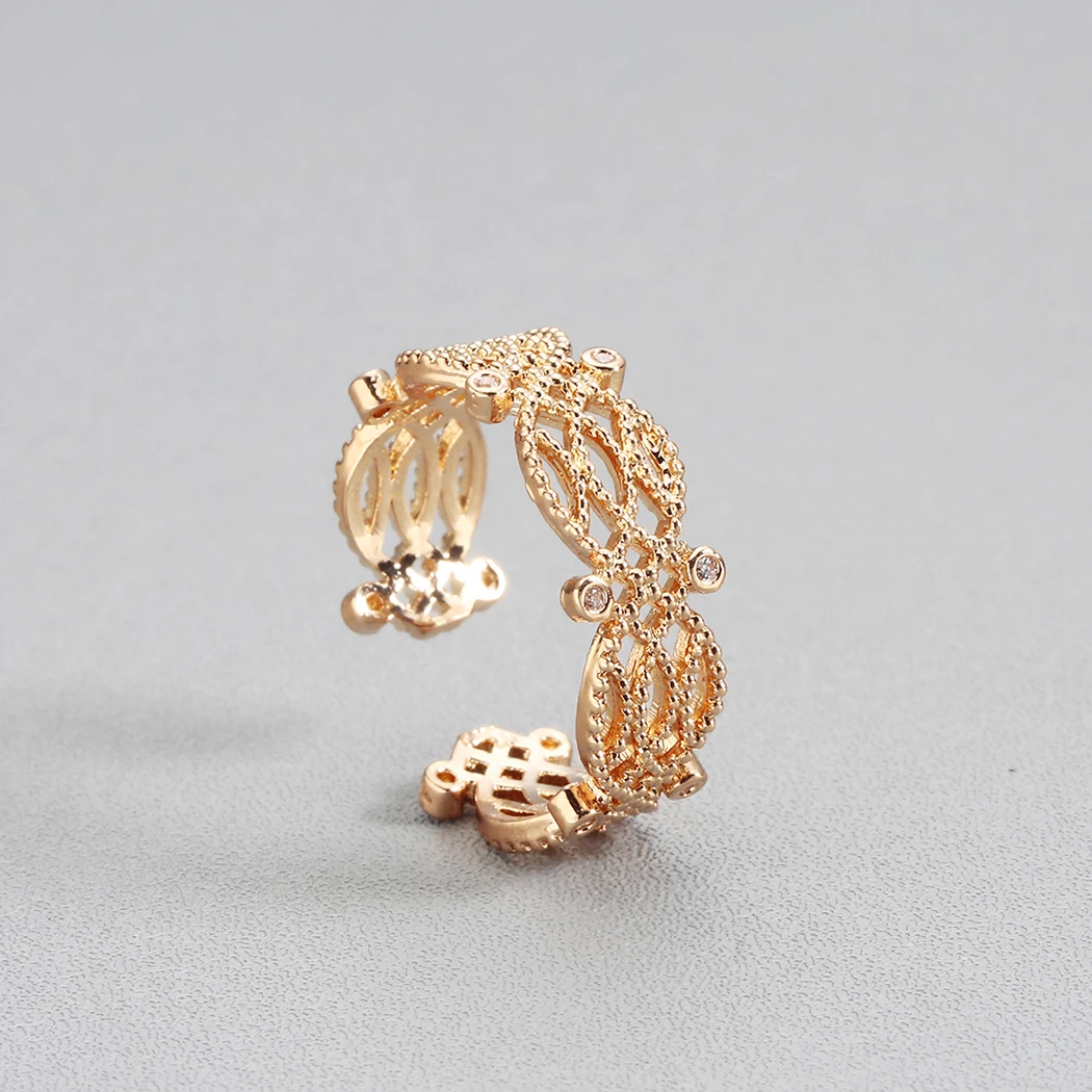 Женское кольцо с цветком Cxwind Открытое в форме сердца вечерние ювелирные