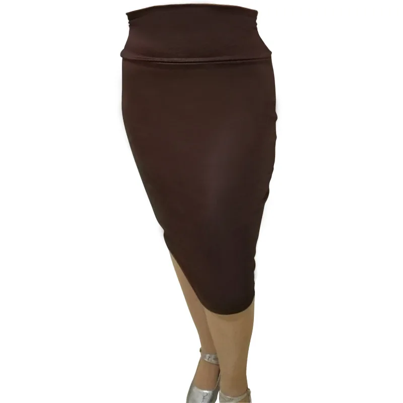 Юбка миди из искусственной кожи с высокой талией весна 2020 сексуальная юбка