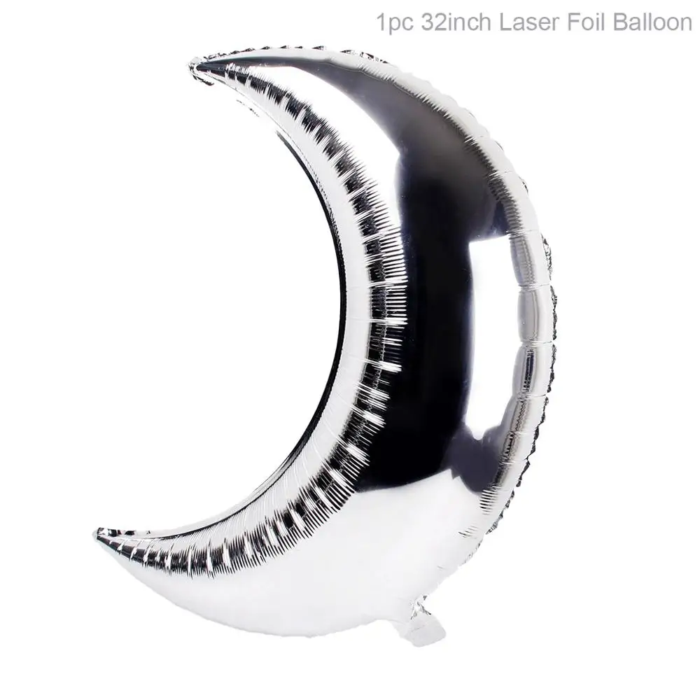 Silver moon 32inch QIFU воздушные шары из фольги с надписью «любовь» юбилей свадьбы Валентина балон подарки с днем рождения украшения воздушные шары - Цвет: Silver moon 32inch