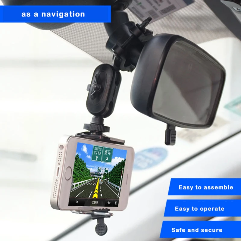 Enhanced Edition Универсальный автомобильный телефон монтажный зажим для зеркала