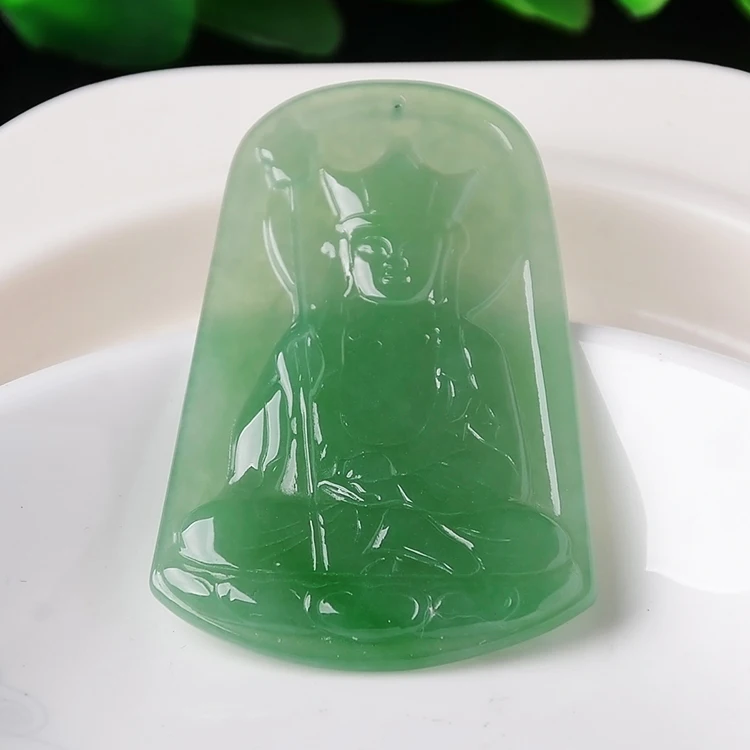 Аутентичные ледяные клеевые натуральные DIY Нефрит грузовой резной кулон ювелирные изделия размер 54*36*4 мм