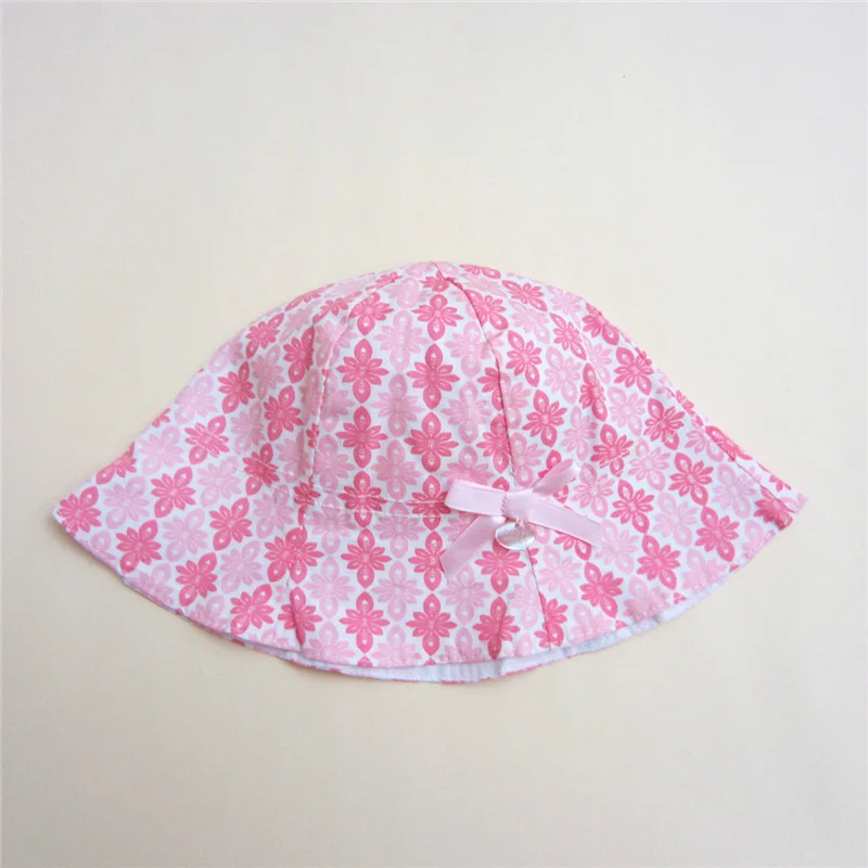 Girls Sun Hats Baby Summer Hat Luxuriou Brand Floral White Straw Helmet Cotton Cap kids Visor Children Photo Props | Детская одежда и