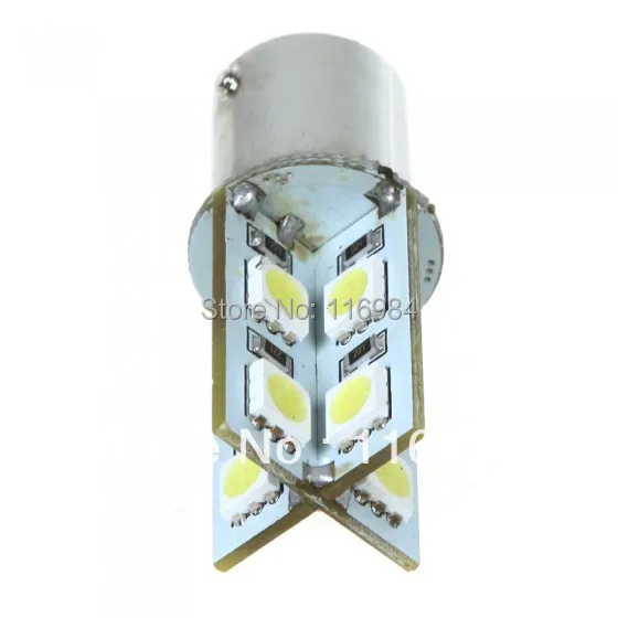 2 шт. 1156 BA15S 5050 16 SMD Светодиодная CAN-шина белая лампа заднего фонаря тормоза