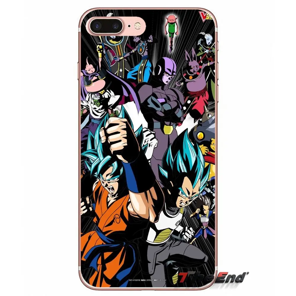 Для Apple iPhone X 4 4S 5 5S SE 5C 6 6s 7 8 плюс Dragon Ball Супер z плакат мягкий прозрачный чехол |
