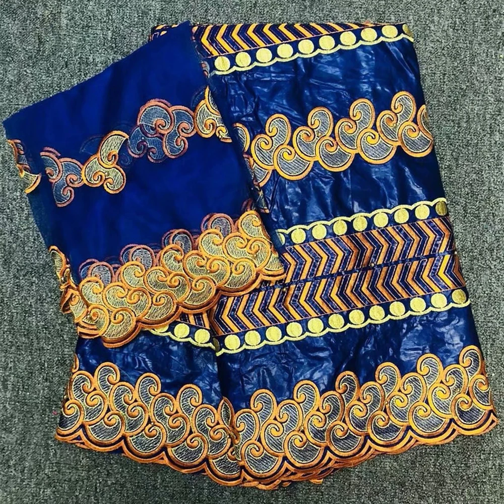 purple bazin riche getzner 2018 guinea brocade fabric with beads high quality latest french lace headtie 5+2yard/lotHLB131 | Дом и сад
