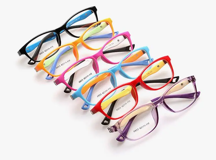 Детские оптические очки прозрачная оправа для девочек гибкая TR Oculos de Sol Infantil 8803|kids