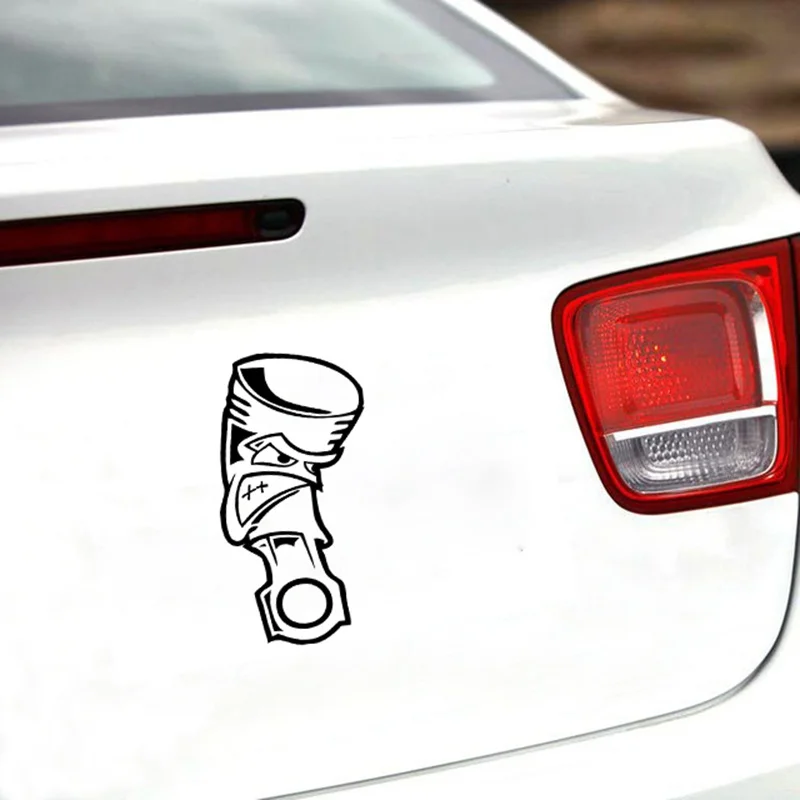 Car Sticker 3D 6.9CM*13CM Angry Piston Vinyl Funny Motorcycle Decals Styling | Автомобили и мотоциклы