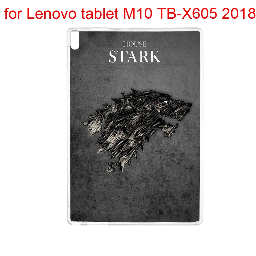 Планшетный чехол для lenovo Tab E7 E8 M10 P10 TB 7104F 8304F X605 X705 7 'Ǝ'' 10 ''мягкий из ТПУ с