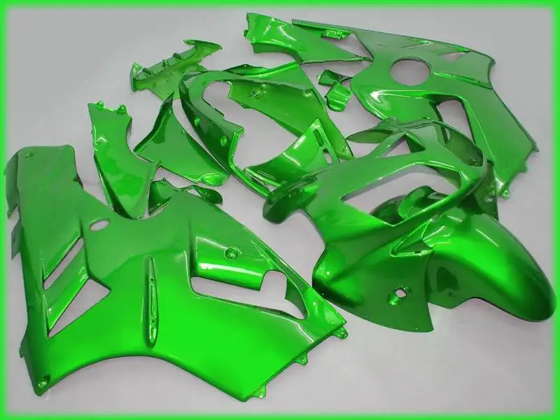 Комплект пластиковых обтекателей под давлением для Kawasaki ZX12R 02 03 04 зеленые