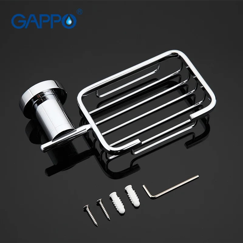 Мыльница GAPPO латунная корзина для мыла держатель в ванную комнату Настенный