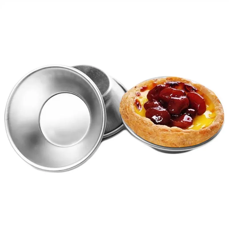 6/10/20 шт серебряных яиц форма для пирожных мини домашний пирог Quiche противень