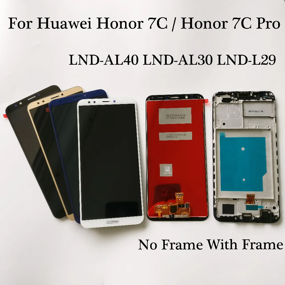 Черный/белый ЖК дисплей 5 99 дюйма для Huawei Honor 7C / Play pro с сенсорным экраном и