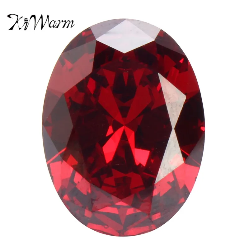 KiWarm 13.89CT кроваво-красный рубин не нагреваемый 12X16 мм алмаз овальной огранки россыпью драгоценный камень алмаз DIY Ювелирные изделия свадебные декоративные поделки
