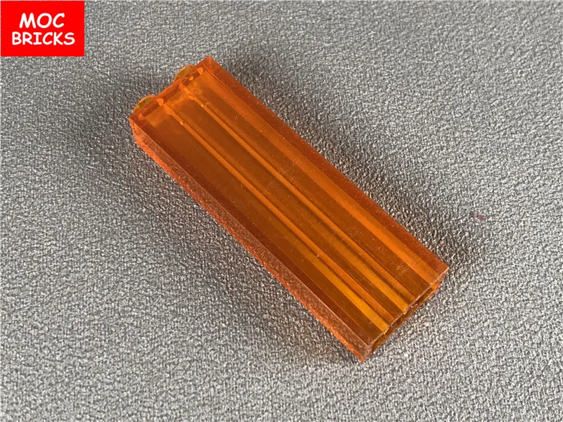 trans orange 50 шт./лот кубики Moc Высокие кирпичи-1 шт. 2x5 совместимый с 2454 товары сделай сам, строительные блоки, игрушки для детей, лучший Рождественские подарки - Цвет: trans orange
