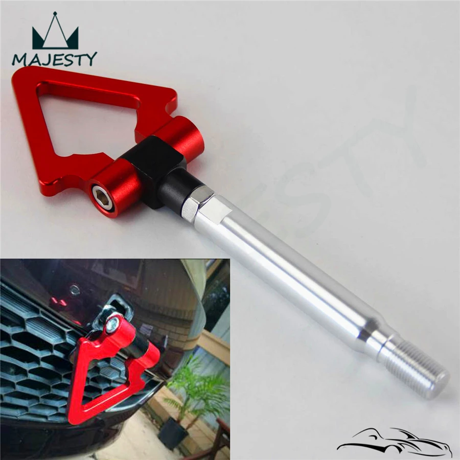 Красный алюминиевый буксировочный крюк Буксировочный Крюк кольцо для Toyota GT86 Scion