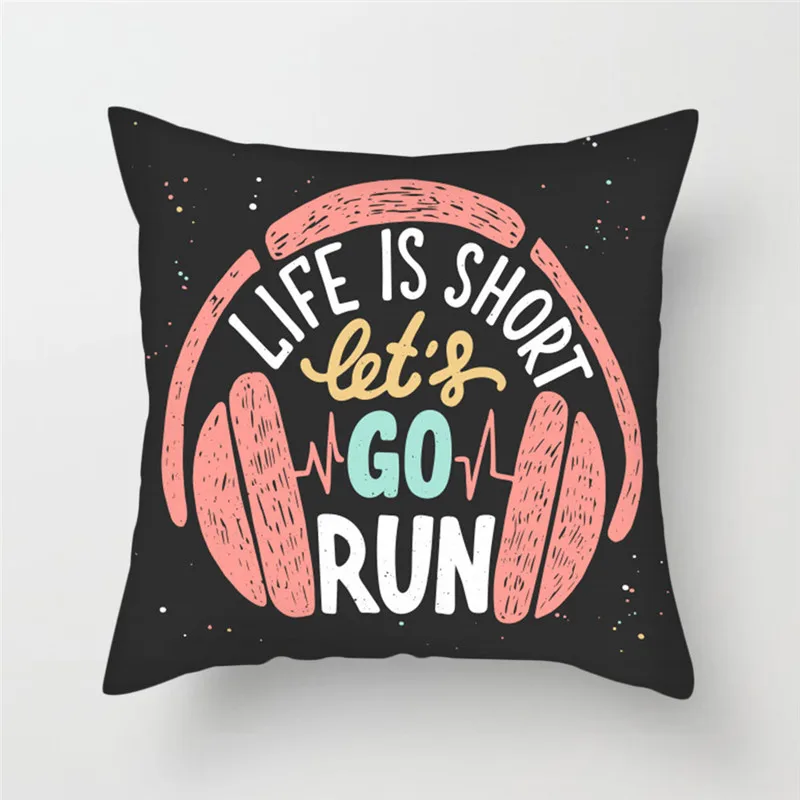 Fuwatacchi письма с поздравлениями днем рождения накидки на подушки красные волны