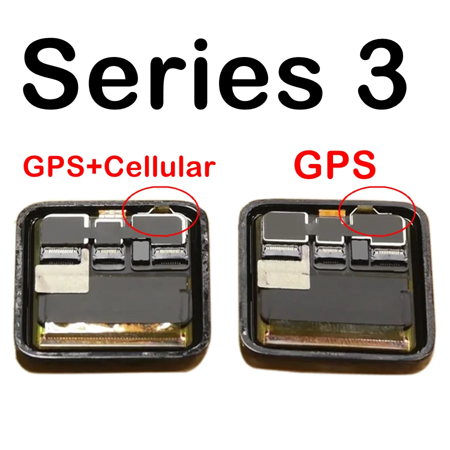Бесплатная доставка GPS + сотовый телефон для Apple Watch Series 3 ЖК дисплей сенсорный
