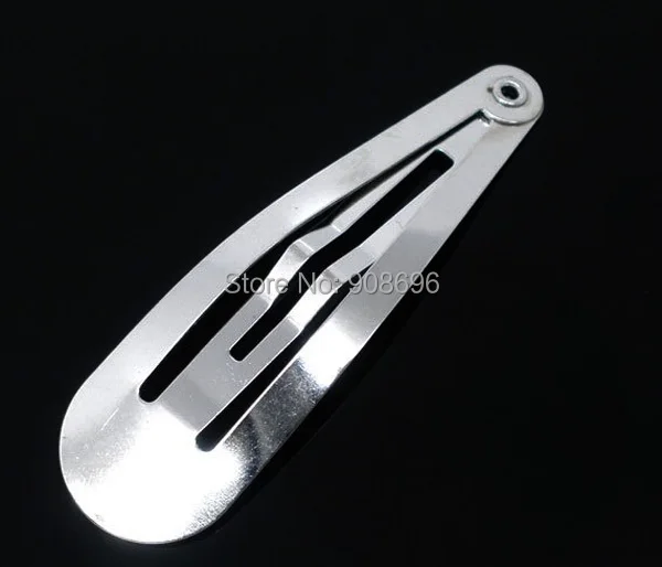 Wholesale 1500pcs Blank Snap Clip Silver Metal Non Slip DIY Hair Accessories Slides Bow Click Parts | Красота и здоровье