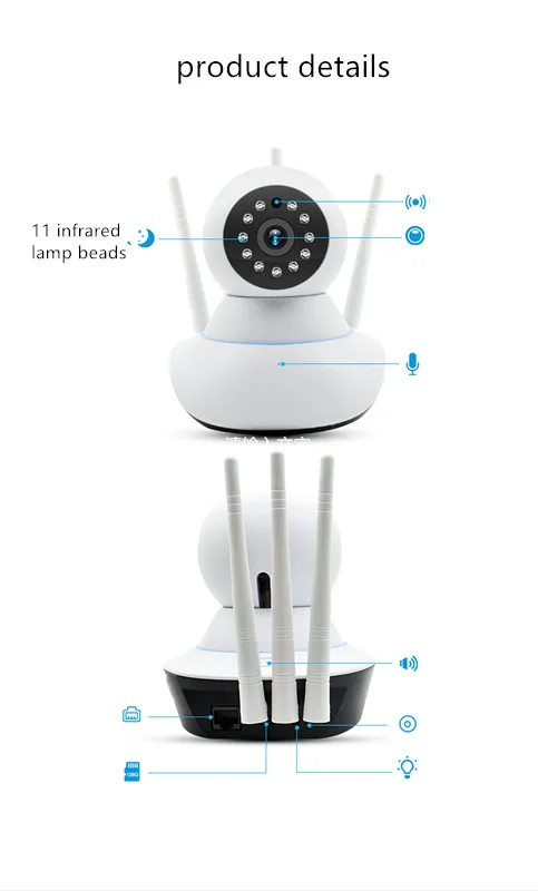 Беспроводная 720 P камера безопасности wifi домашнее наблюдение ip для