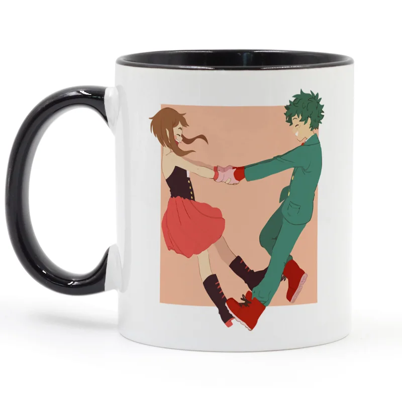 My Hero Academy Deku-Boku No Anime кофейная кружка, керамическая чашка с цветной ручкой, внутри Подарки 11 унций GA1189