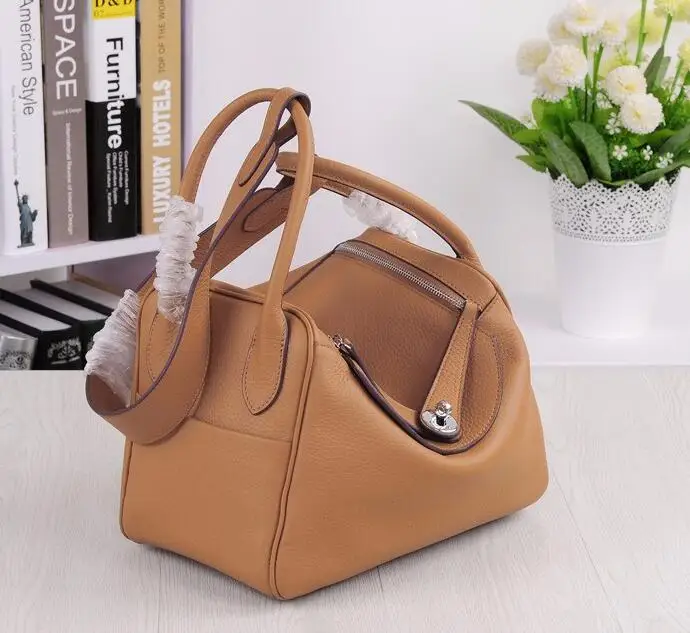Dark Brown 26cm Новая женская сумка из натуральной кожи, шикарные женские сумки через плечо,, известный бренд, дизайнерские женские сумки через плечо, сумка через плечо, A0092 - Цвет: Dark Brown 26cm