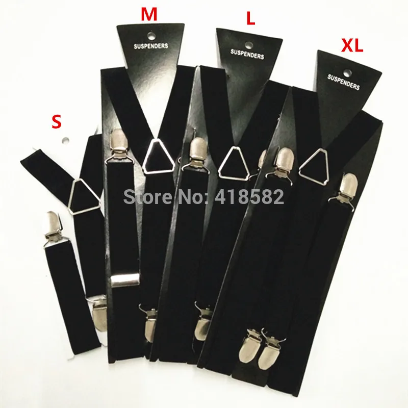 Новые модные мужские подтяжки на 4 клипсах размера для мальчиков и девочек X back