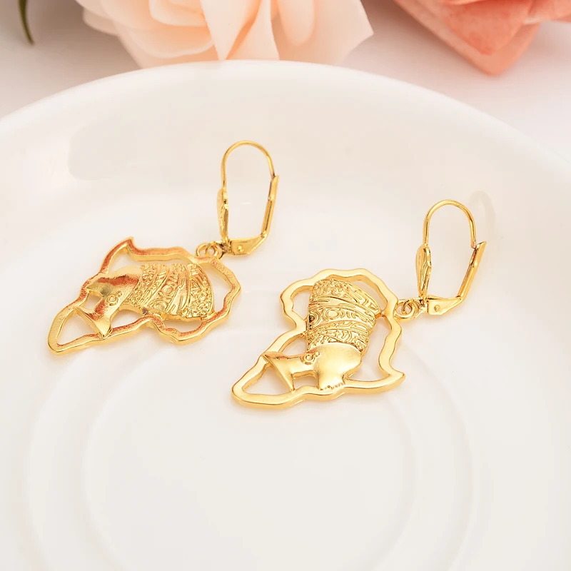 Золотые серьги GP для женщин и мужчин под золото свадебный подарок вечерние