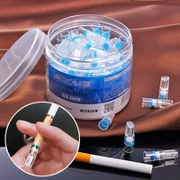 100pcslot disposable cigarette filter tips jet holder mouthpiece safe food tobacco filte tar smoking holder men health tools