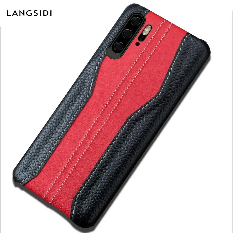 Чехлы из натуральной кожи для Huawei p20 pro P30 Lite P40 Pro Mate 20 Y7 Y9 дизайнерский чехол Honor 10 10i