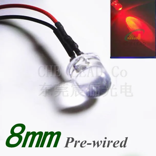 Горячая Распродажа 100x8 мм Предварительно смонтированные Светодиоды Яркий белый