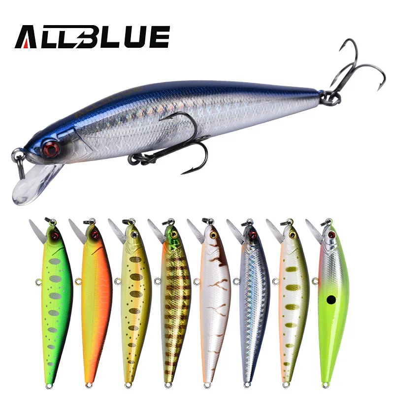 ALLBLUE SABO 90F рыболовная приманка 90 мм 11 г плавающая Jerkbait гольян воблер глубина 0 5 1 м