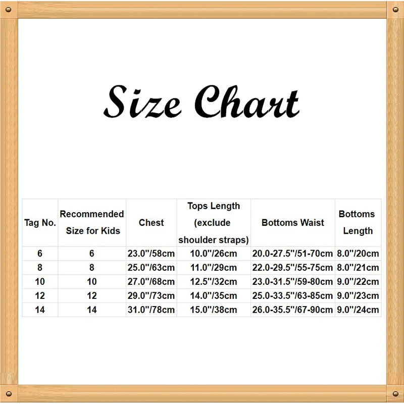 TiaoBug Kids Teens Tankini Spaghetti Straps Striped Swimsuit Swimwear Tops Bottoms Bikini Set Children Girls Beach Bathing Suits