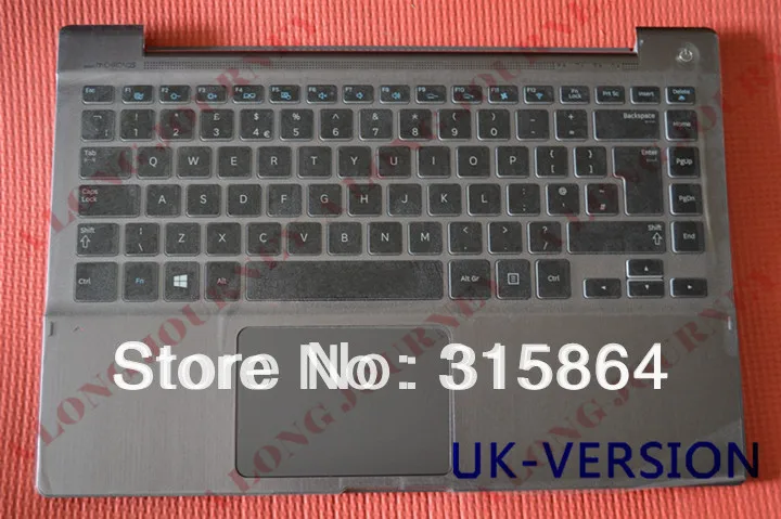 Новая клавиатура для ноутбука GR/IT/RU/UK/US/Венгрия с сенсорной панелью SAMSUNG серии 7