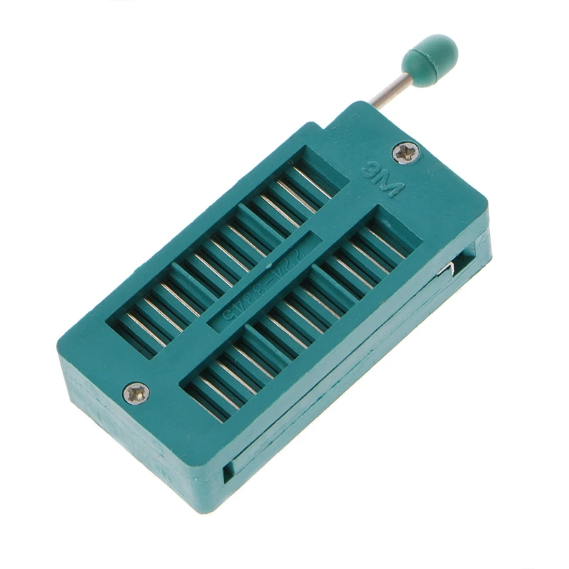 OOTDTY 16 20 24 28 40 P Pin 2 54 мм Green DIP Тест Универсальный ZIF IC Тип сварки Прямая